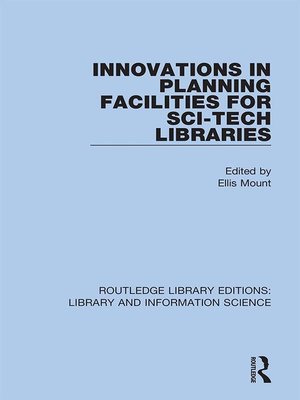 cover image of Innovations in Planning Facilities for Sci-Tech Libraries